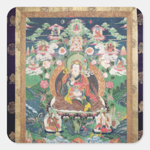 Adesivo Quadrado Tanka de Padmasambhava, ANÚNCIO c.749