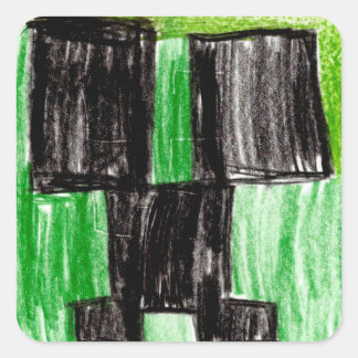 Adesivo Quadrado Tanner: Vinheta Quadrada