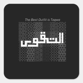 Adesivo Quadrado Taqwa