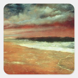 Adesivo Quadrado Tarde da tarde pelo Mar - Joaquín Clausell