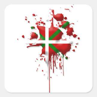 Adesivo Quadrado tarefa bandeira Basca Euskadi