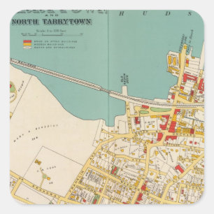 Adesivo Quadrado Tarrytown, N Tarrytown