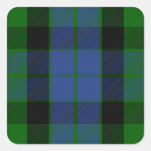 Adesivo Quadrado Tartan de MacKay do clã