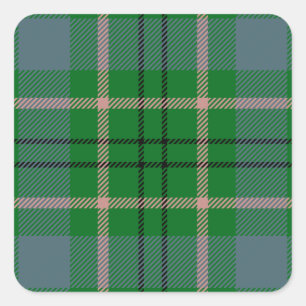 Adesivo Quadrado Tartan de Taylor do clã