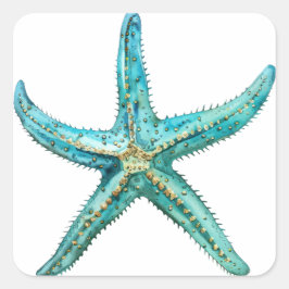 Adesivo Quadrado Tartaruga