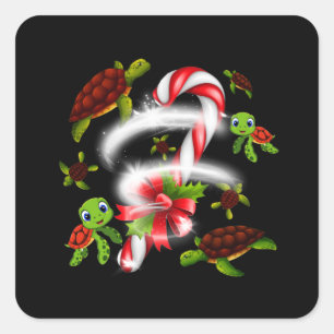 Adesivo Quadrado Tartaruga  Apenas Uma Garota Que Ama Tartarugas