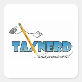 Adesivo Quadrado TaxNerd Swag Sticker - para qualquer coisa