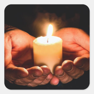 Adesivo Quadrado Tea Light Holiday