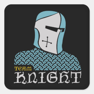 Adesivo Quadrado Team Knight