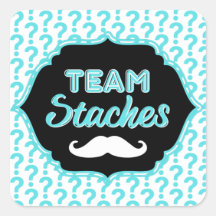 TEAM Staches Blue Gender Reveker