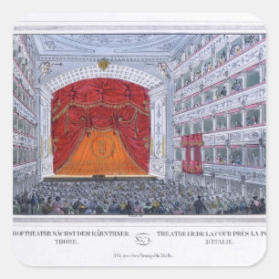 Adesivo Quadrado Teatro am Karntnertor Viena