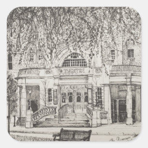 Adesivo Quadrado Teatro Londres Reino Unido de Richmond. 2004