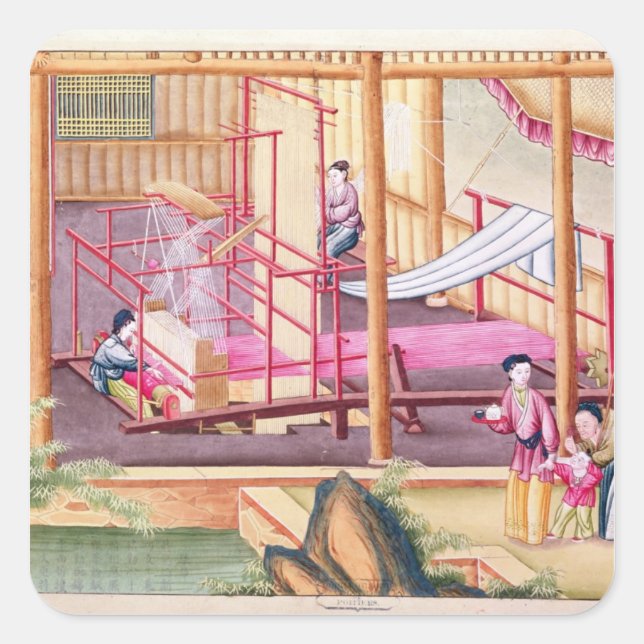 Adesivo Quadrado Tecelagem (Frente)