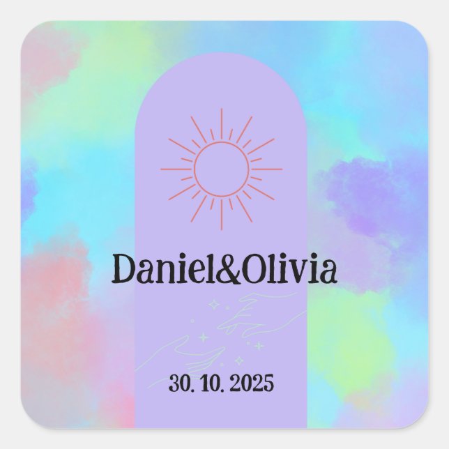 Adesivo Quadrado Tecido Macio para Desmatação Roxo Escuro (Frente)