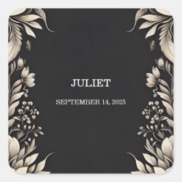 Adesivo Quadrado Tecido Veludo Renda Linho Papel Chá de Noiva