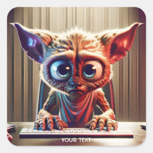 Adesivo Quadrado Teclado para computador Fantasy Cute Creator