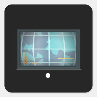 Adesivo Quadrado Tela de decor de parede do móvel brilhante 2