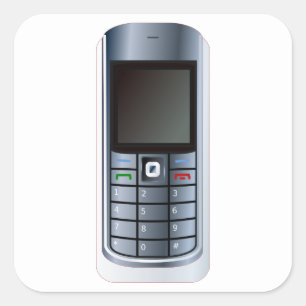 Adesivo Quadrado Telefone celular