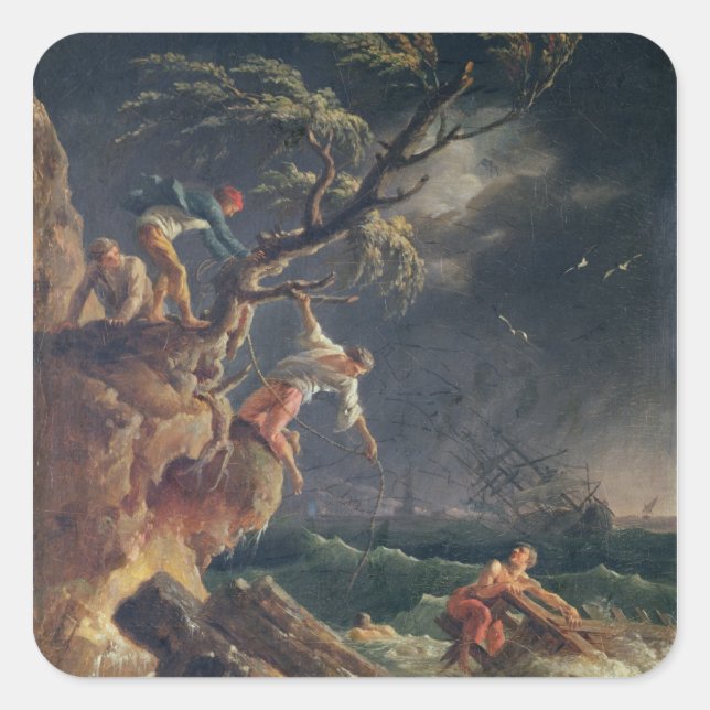 Adesivo Quadrado Tempest, c.1762 (Frente)