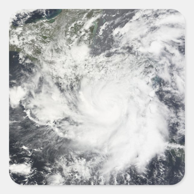 Adesivo Quadrado Tempestade tropical Alma (Frente)