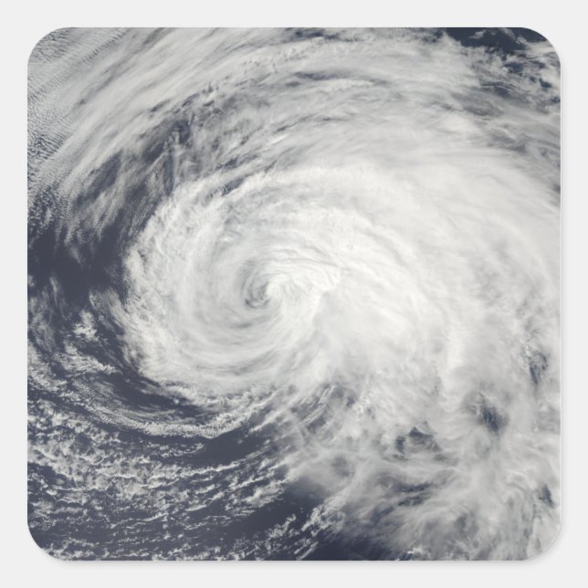 Adesivo Quadrado Tempestade Tropical em Ele, no Pacífico Central (Frente)