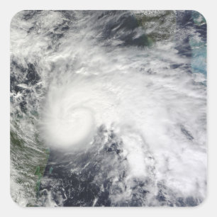 Adesivo Quadrado Tempestade tropical Ida no Mar Caribe 2