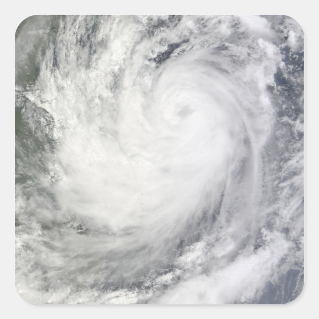 Adesivo Quadrado Tempestade tropical Ketsana (Frente)