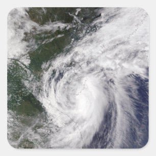 Adesivo Quadrado Tempestade tropical Mekkhala