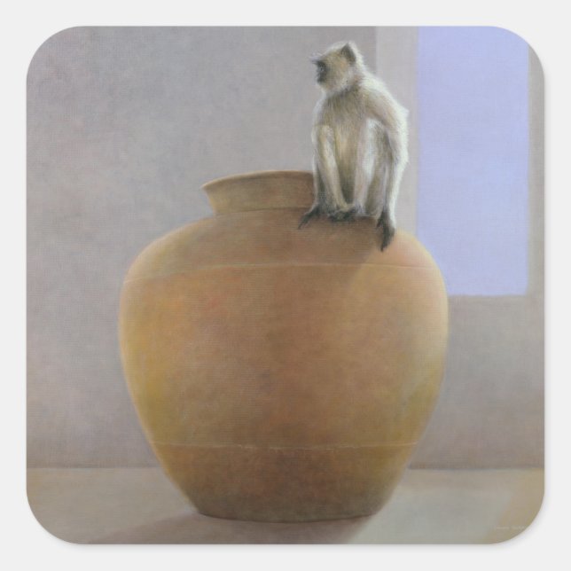 Adesivo Quadrado Temple Monkey (Frente)