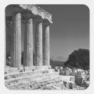 Adesivo Quadrado Templo de Aphaea