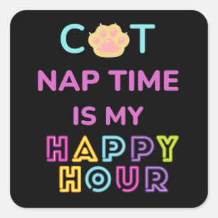 Adesivo Quadrado TEMPO NAp CAT