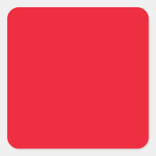 Adesivo Quadrado Tendência de Cor da Moda Vermelha Cherry Bright 20