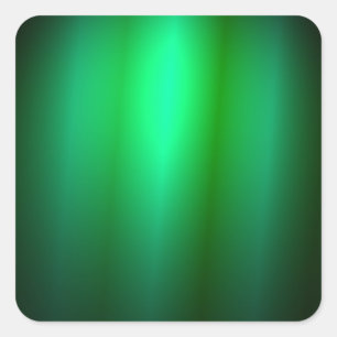 Adesivo Quadrado Tendência Personalizada de Vazio Verde Preto Elega