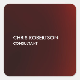 Adesivo Quadrado Tendy Modern Darn Red