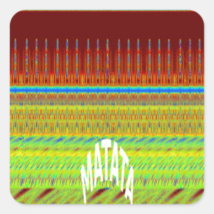 Adesivo Quadrado Tenha um belo dia e uma noite melhor