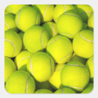Adesivo Quadrado Tênis Balls