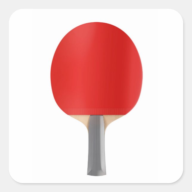 Adesivo Quadrado tênis de mesa de (Frente)