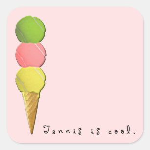 Adesivo Quadrado Tênis é Legal