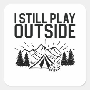 Adesivo Quadrado Tent de Campanha