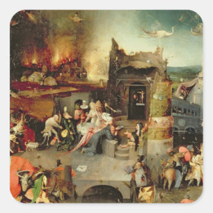 Adesivo Quadrado Tentação de Rua. Anthony