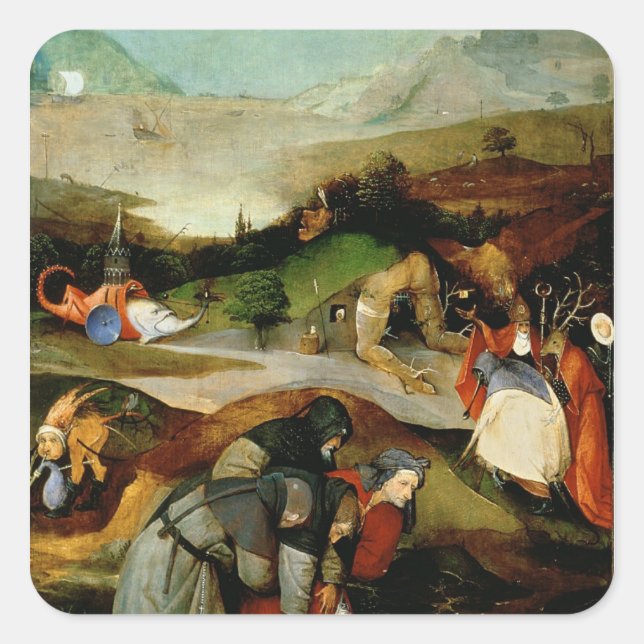 Adesivo Quadrado Tentação de Rua. Anthony (Frente)