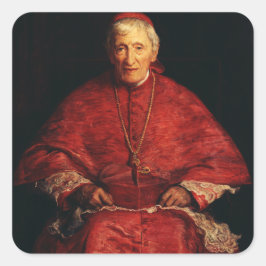 Adesivo Quadrado Teólogo inglês do santo John Henry Newman