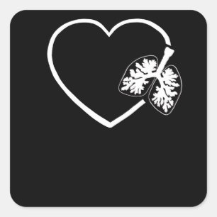 Adesivo Quadrado Terapêutica Respiratória Doença Cardíaca Pulmonar
