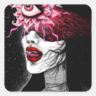 Adesivo Quadrado Terceiro Olho