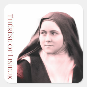 Adesivo Quadrado Teresa de Lisieux (c. 1890)