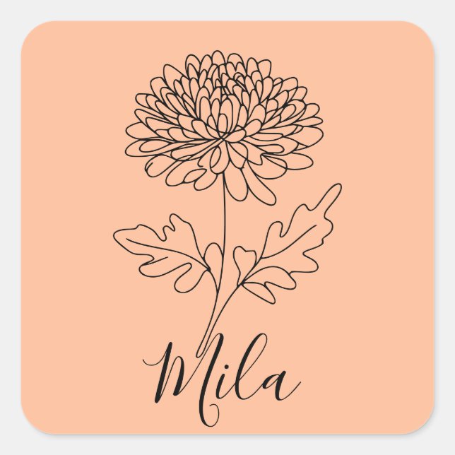 Adesivo Quadrado Térmica de Caneca (Frente)