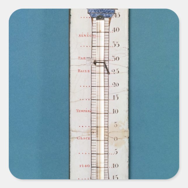 Adesivo Quadrado Termômetro com capota de frygião (Frente)