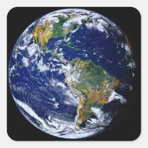 Adesivo Quadrado Terra completa que mostra os Americas