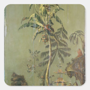 Adesivo Quadrado Terra, de uma série de painéis retratando