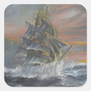 Adesivo Quadrado Terra Nova entra em uma violenta Dawn Gale